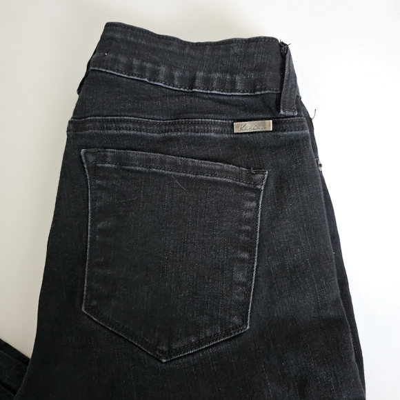 Kancan Black Hazy Mid Rise Ankle Skinny Jeans Size 7/27 - Picture 3 of 12